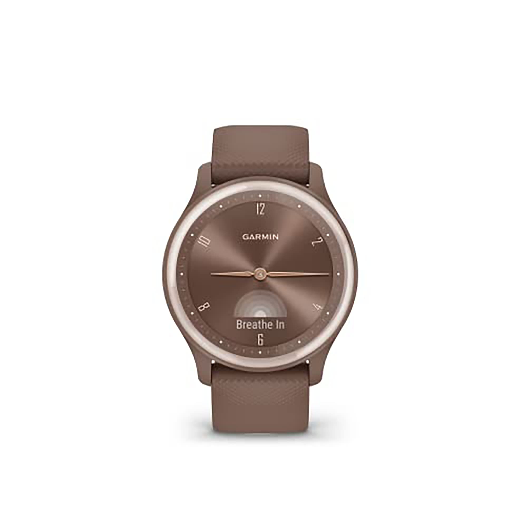 Foto 7 | Reloj Inteligente Garmin Vivomove Sport Hybrid Con Pantalla Táctil, Color Cacao - Venta Internacional.