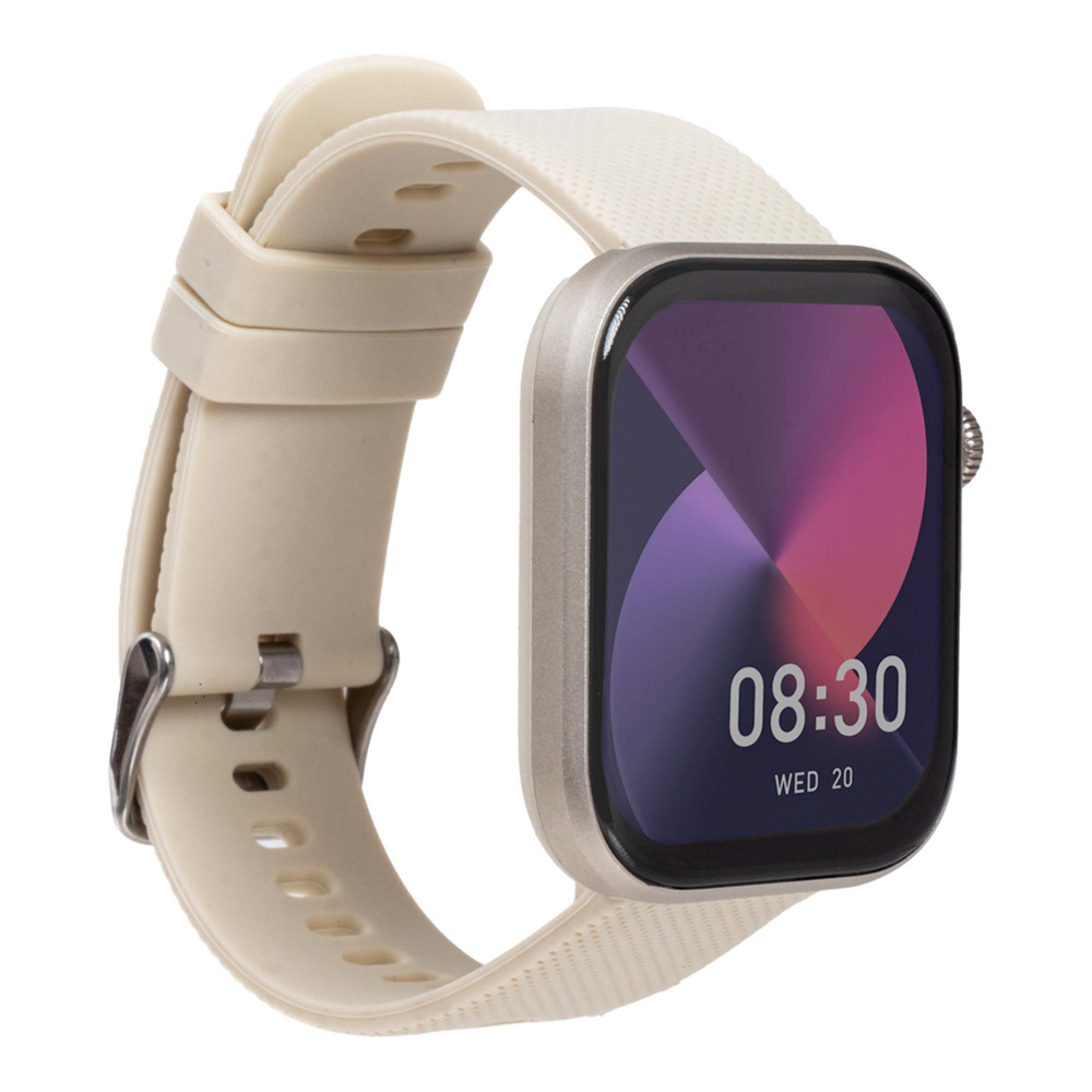 Foto 3 pulgar | Smartwatch Reloj Inteligente STF Kronos Solaris Beige