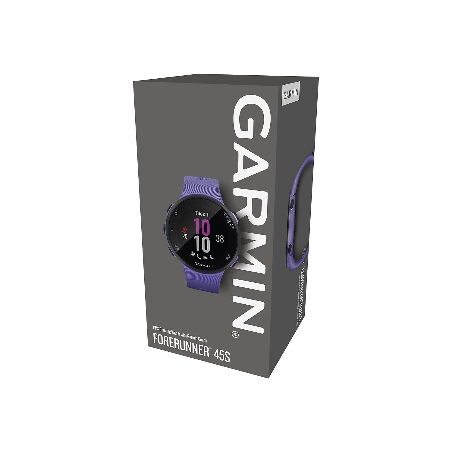 Foto 7 pulgar | Reloj Gps Para Correr Garmin Forerunner 45s 39 Mm, Color Morado - Venta Internacional.