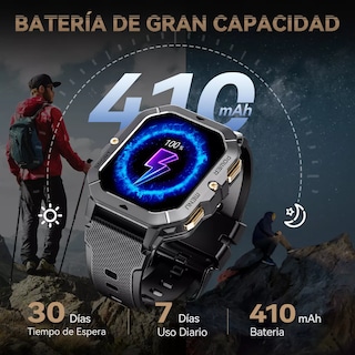 Foto 4 | Reloj Inteligente Resistente Al Agua Eo Safe Imports Esi-15465 Negro