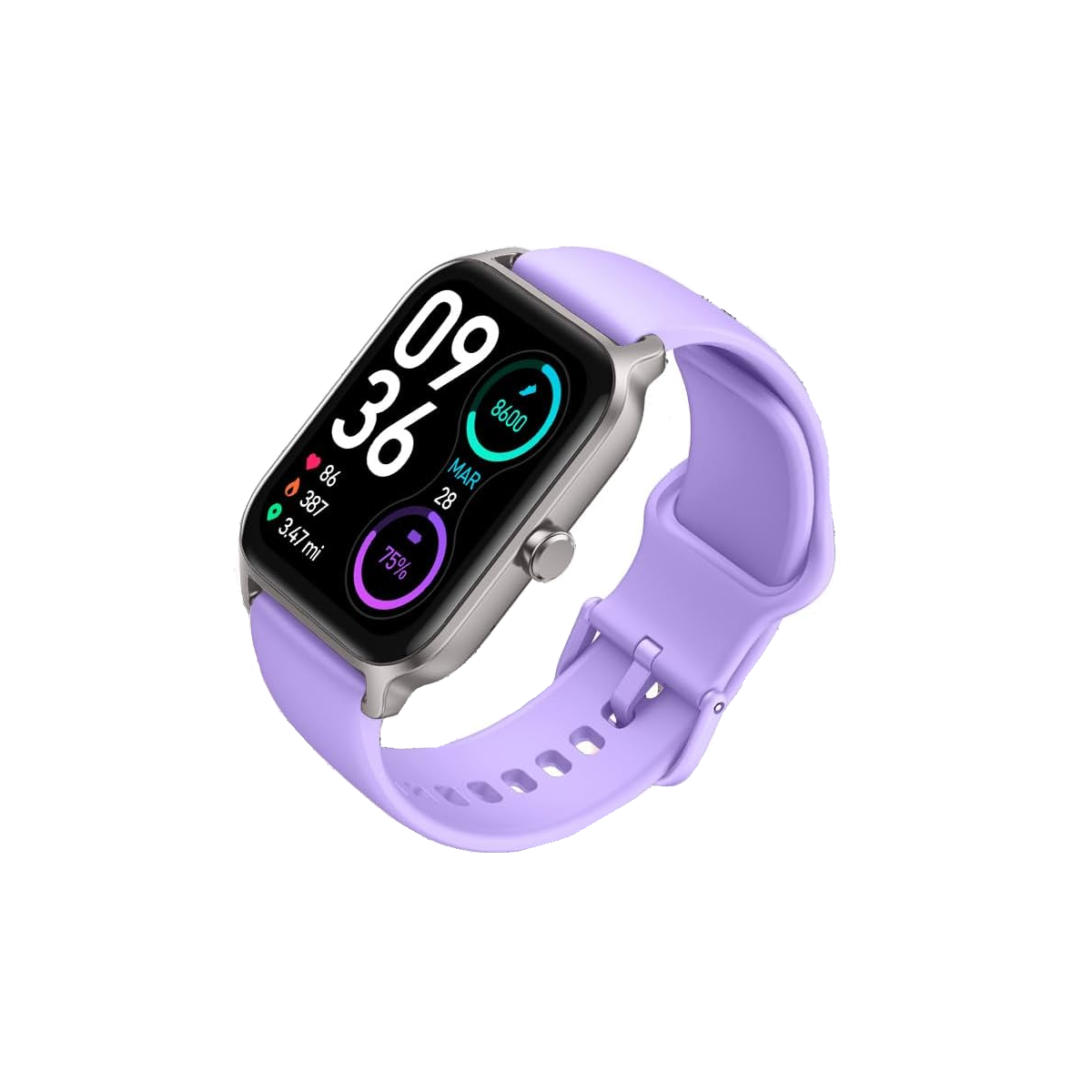 Foto 2 pulgar | Smartwatch Reloj Inteligente Bluetooth Eo Safe Imports Esi-15464 Purpura