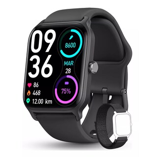 Foto 2 | Smartwatch Reloj Inteligente Bluetooth Eo Safe Imports Esi-15461 Negro