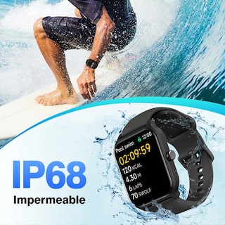 Foto 4 | Smartwatch Reloj Inteligente Bluetooth Eo Safe Imports Esi-15461 Negro