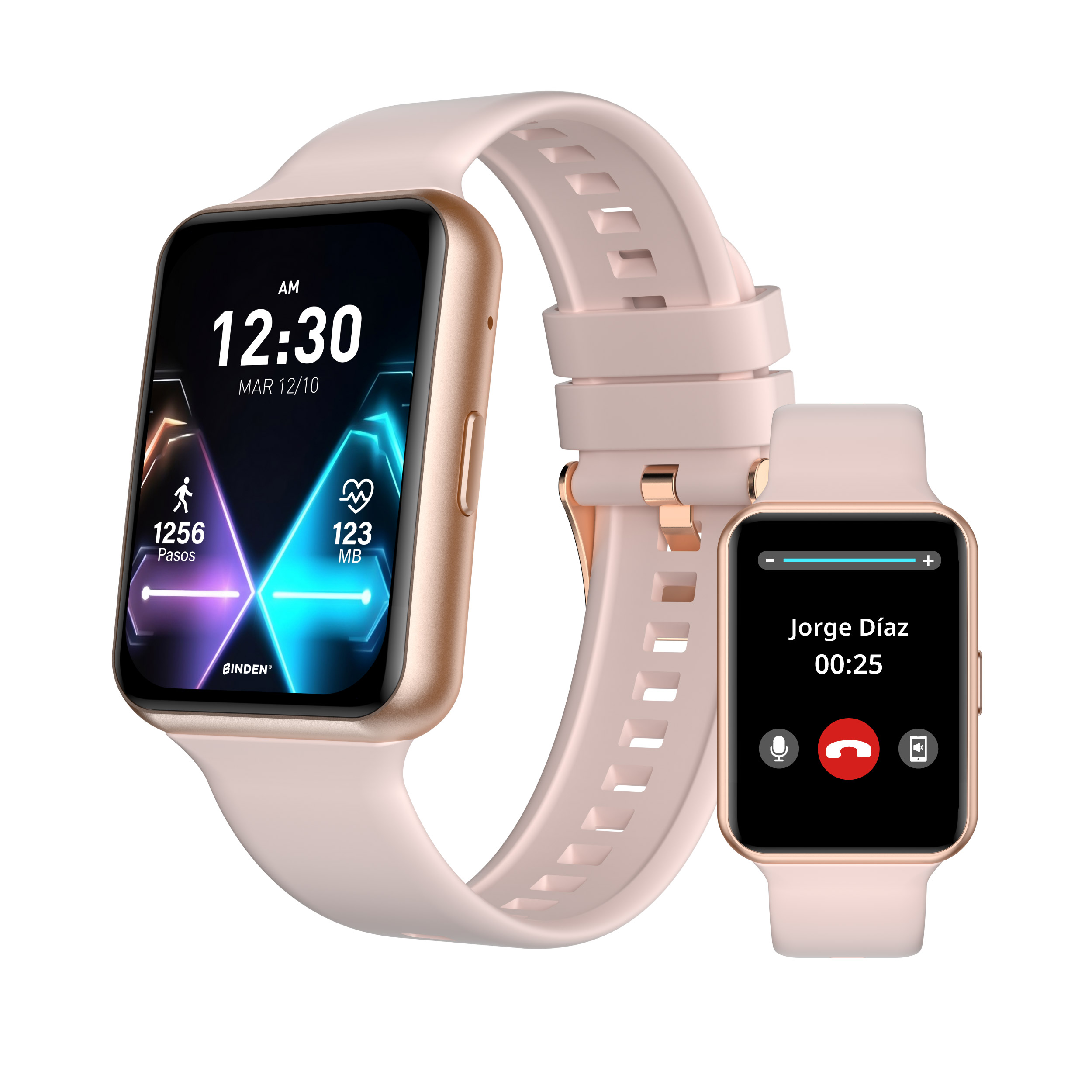 Smartband Binden Era Fit View Rosa Amoled 1.74” Realiza Llamadas