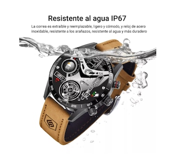 Foto 4 | Lige Reloj Inteligente Para Hombre Smartwatch Bluetooth Depo Wünd