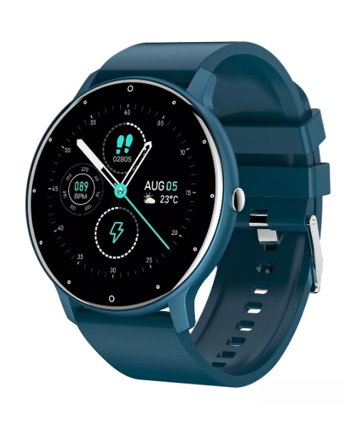 Smartwatch Keluona Zl02 Con Correa De Silicona - Color Azul Wünd