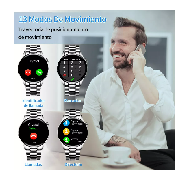 Foto 5 pulgar | Reloj Inteligente Hombre Impermeable Bluetooth Smartwatches Wünd