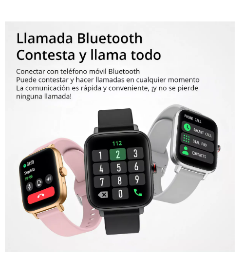 Foto 3 pulgar | Smartwatch Colmi P8 Max Series P Rosa Dorado