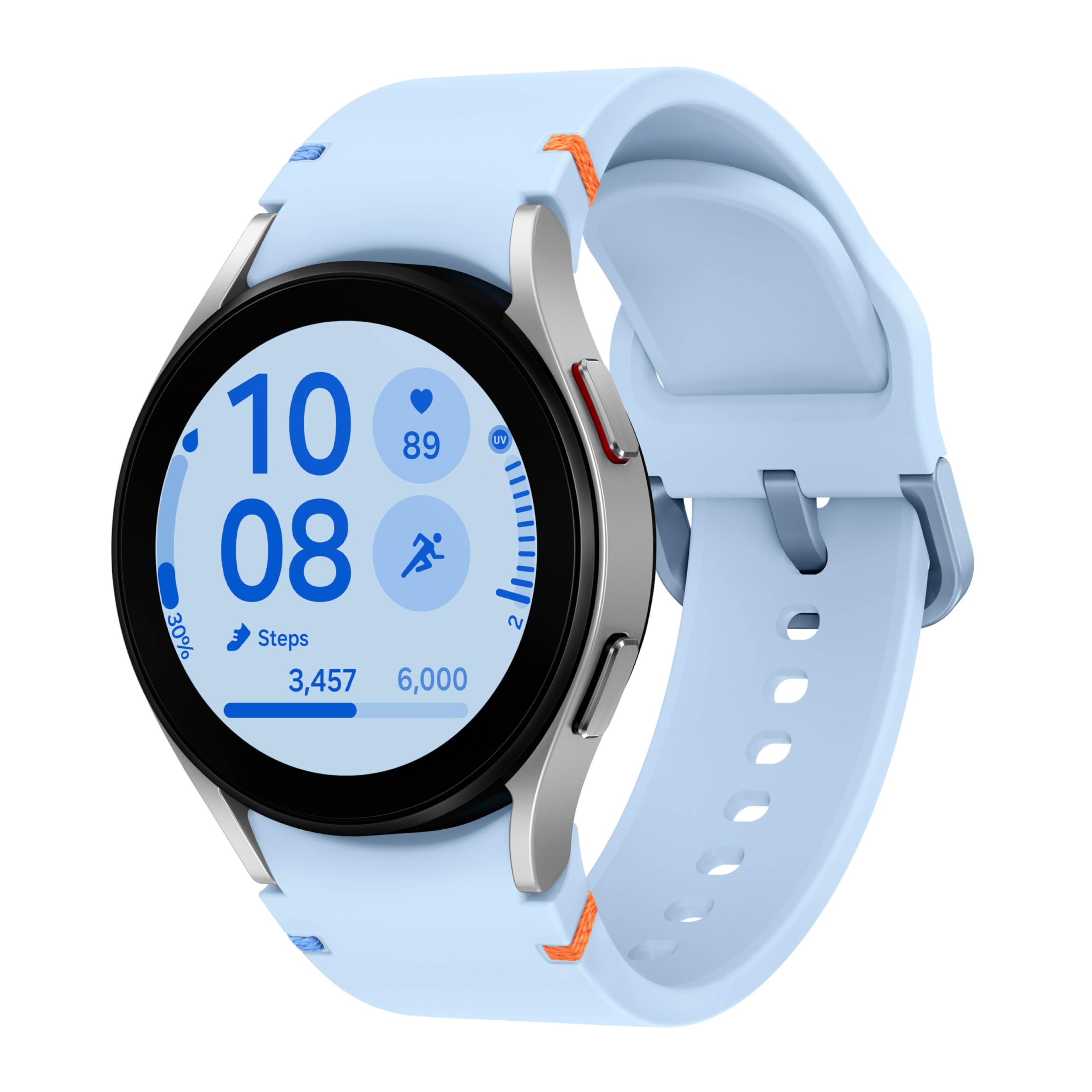 Foto 2 pulgar | Reloj Inteligente Samsung Galaxy Watch Fe 40 Mm Lte Ai 2024 - Plateado - Venta Internacional.