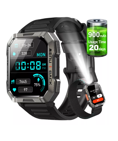 Reloj Inteligente Smart Watch Reloj Militar Para Hombre Blackview W60 Bluetooth Black 2.1 Sports, Ip68, 900mah,