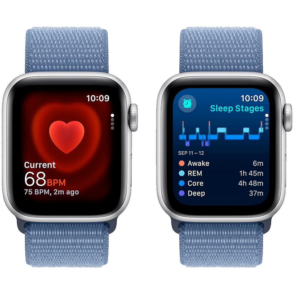 Foto 4 pulgar | Reloj Apple Watch Se 2da Gen 40mm Aluminio Silver Deportivo Winter Blue