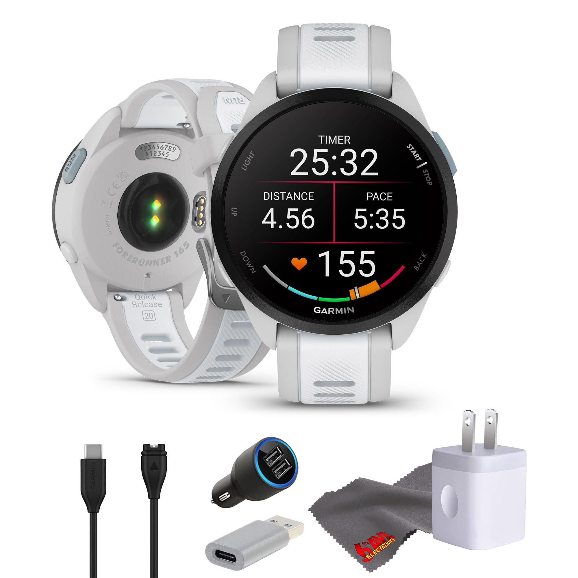 Foto 2 pulgar | Reloj Inteligente Gps Para Correr Garmin Forerunner 165 Mist Grey - Venta Internacional.