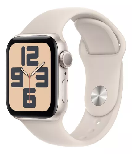 Foto 2 pulgar | Apple Watch Se (2nd Gen) Gps   Caja De Aluminio Blanco Estelar De 44 Mm   Correa Deportiva Blanco Estelar - M/l