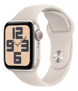 Foto 1 | Apple Watch Se (2nd Gen) Gps Caja De Aluminio Blanco Estelar De 44 Mm Correa Deportiva Blanco Estelar - M/l