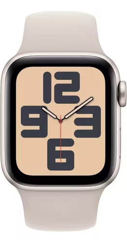 Foto 3 pulgar | Apple Watch Se (2nd Gen) Gps   Caja De Aluminio Blanco Estelar De 44 Mm   Correa Deportiva Blanco Estelar - M/l