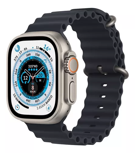 Apple Watch Ultra Gps + Celular - Caja De Titanio 49 Mm - Correa Ocean Medianoche