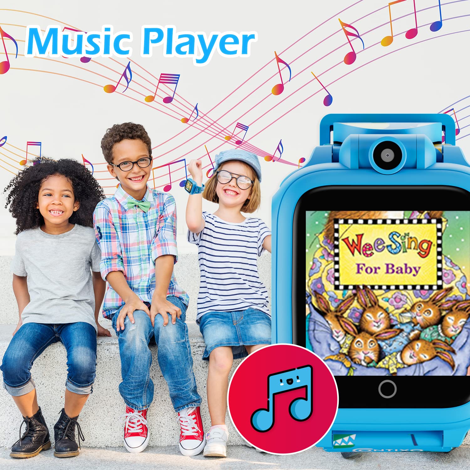 Foto 7 pulgar | Reloj Inteligente Contixo Kw01 Azul con Cámara Juegos Música para Niños - Venta Internacional