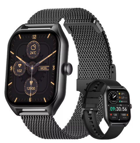 Foto 1 | Smartwatch Negro 1.85 " Llamada Bluetooth para Mujer