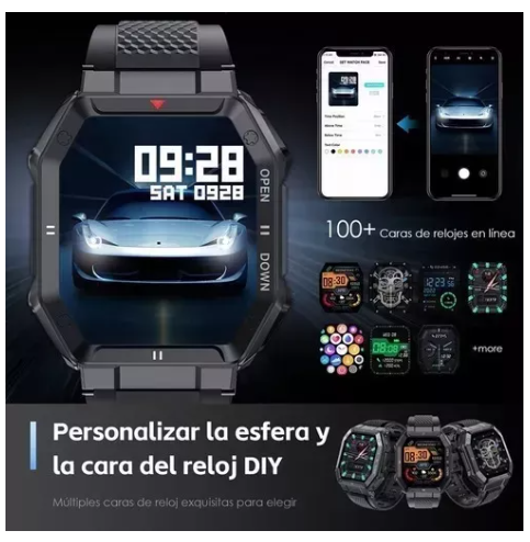 Foto 5 pulgar | Reloj Smartwatch Wünd Negro