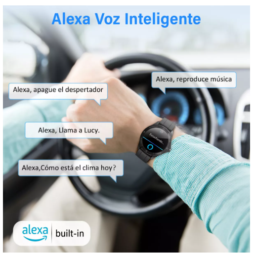 Foto 4 pulgar | Smartwatch Wünd para Hombre Bluetooth Llamadas Alexa