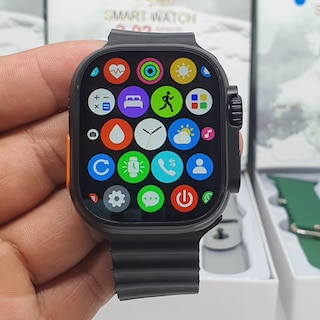 Foto 3 | Kit Smartwatch T800 Ultra Max de Carga Inalámbrica Con 2 Correas De Regalo y Audífonos Bluetooth.