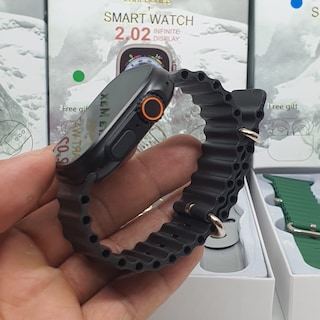 Foto 4 | Kit Smartwatch T800 Ultra Max de Carga Inalámbrica Con 2 Correas De Regalo y Audífonos Bluetooth.