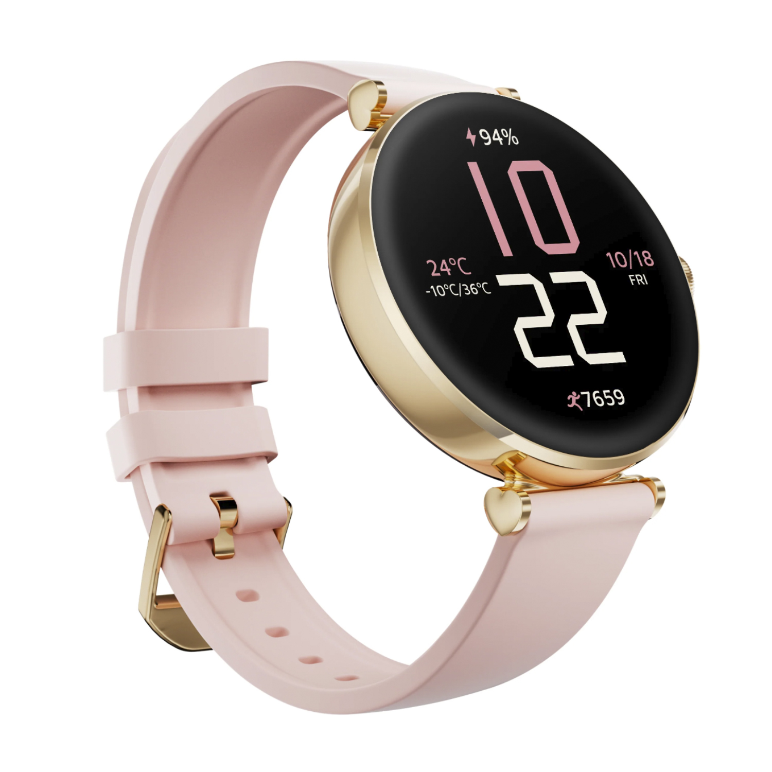Foto 6 pulgar | Smartwatch Kieslect Pura Rosa