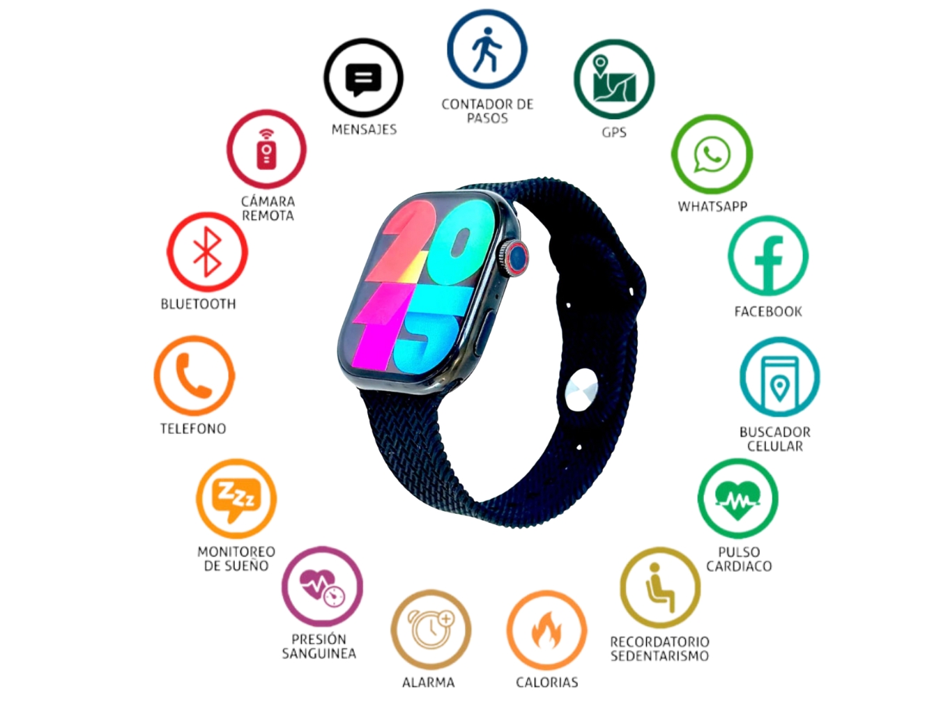 Foto 3 | Smartwatch Jw9 Pro Negro Display 2.1 ''