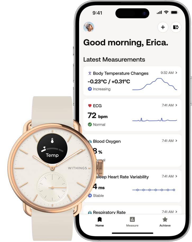 Foto 6 pulgar | Scanwatch Withings Híbrido con Monitoreo Cardíaco  - Venta Internacional