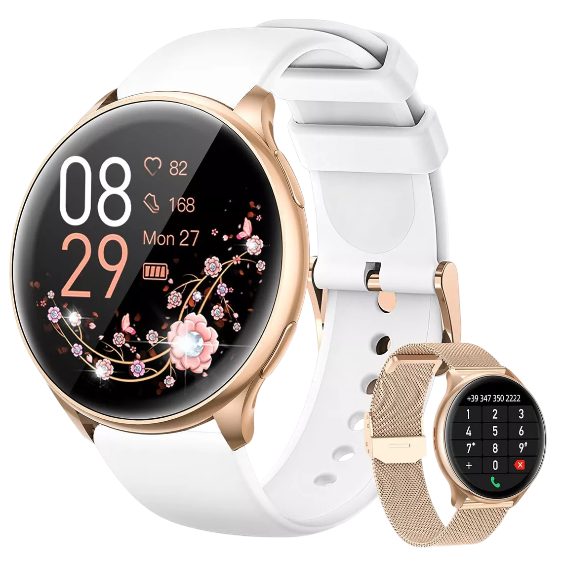 Foto 2 pulgar | Reloj Smartwatch Belug Blanco para Mujer