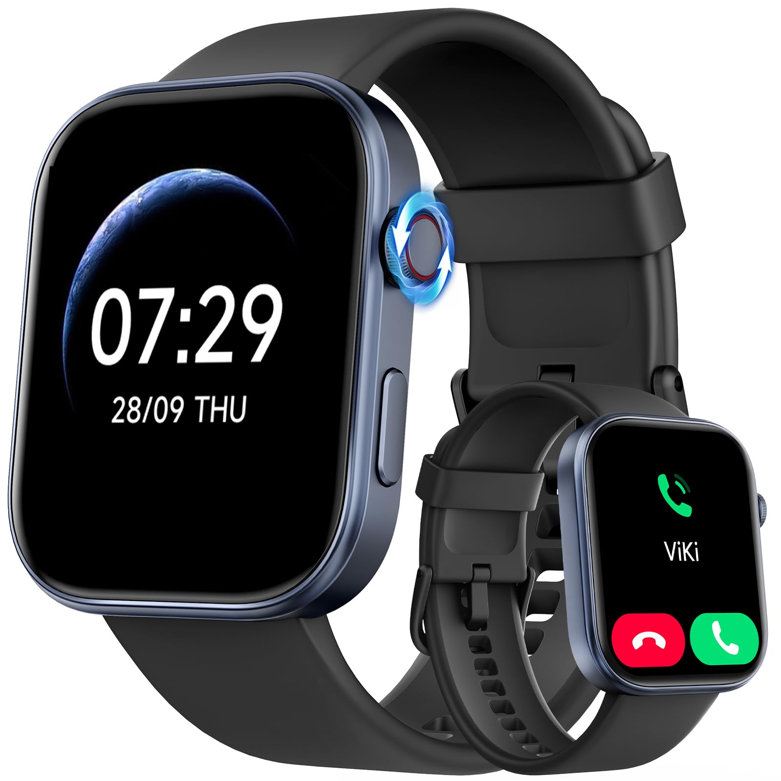 Foto 1 | Reloj Smartwatch Negro-Venta Internacional