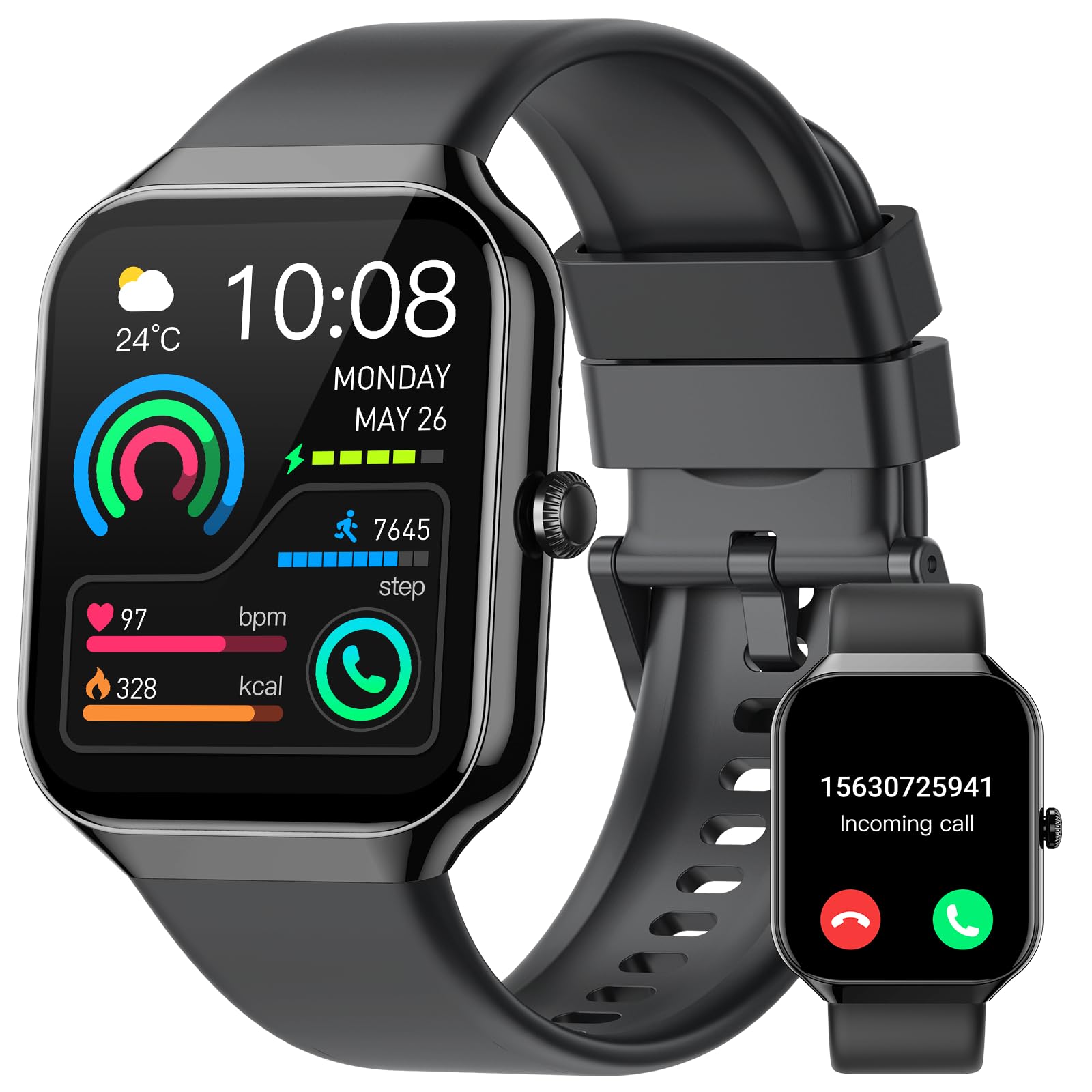 Reloj Smartwatch Negro-Venta Internacional