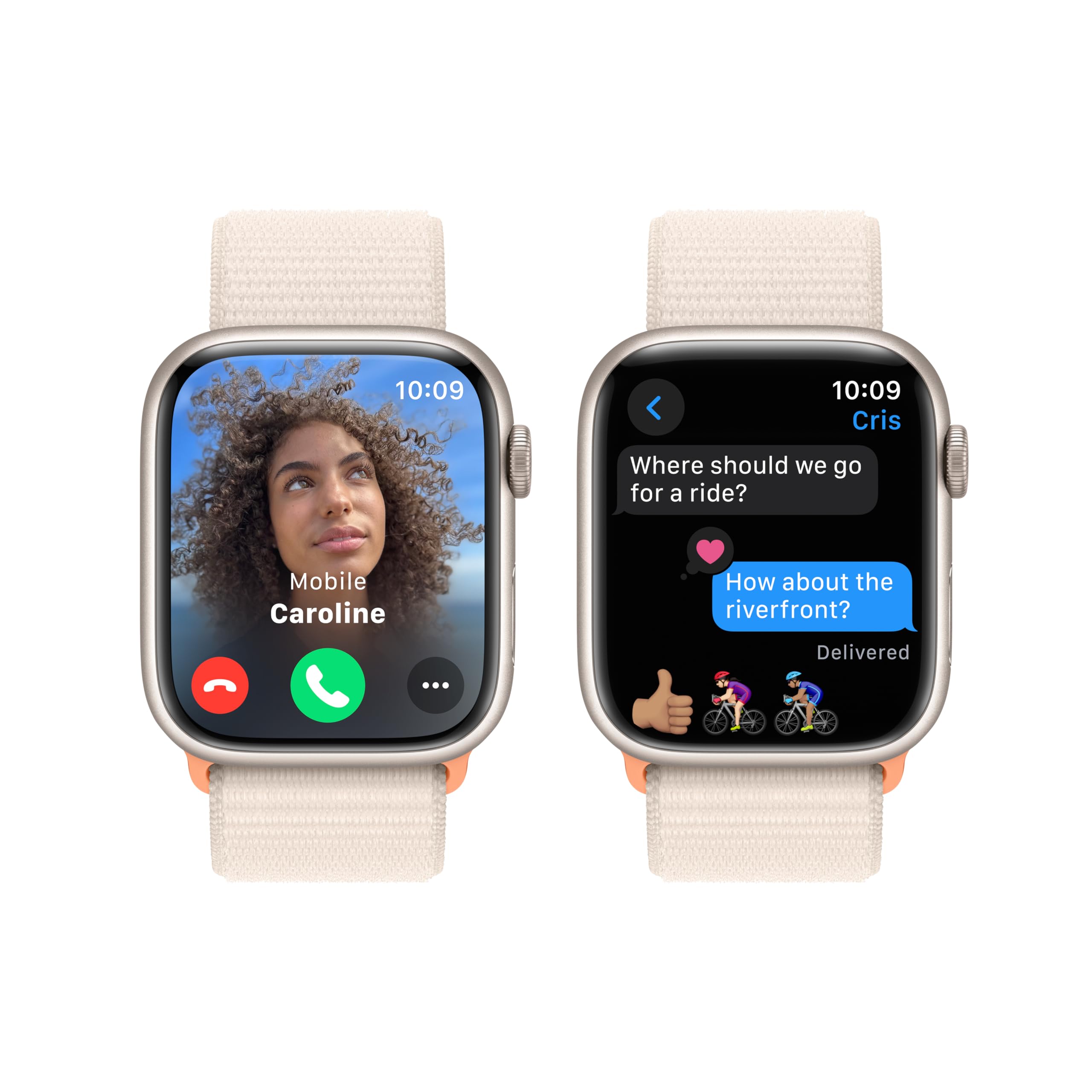 Foto 5 pulgar | Reloj Inteligente Apple Watch Series 9 Gps Starlight De Aluminio De 45 Mm - Venta Internacional.