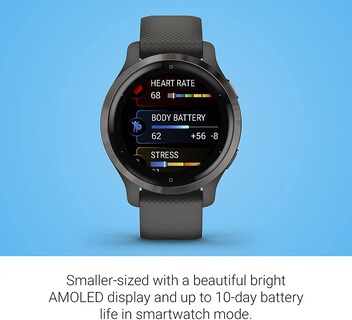 Foto 7 | Reloj Smartwatch Garmin Venu 2s Negro-Venta Internacional