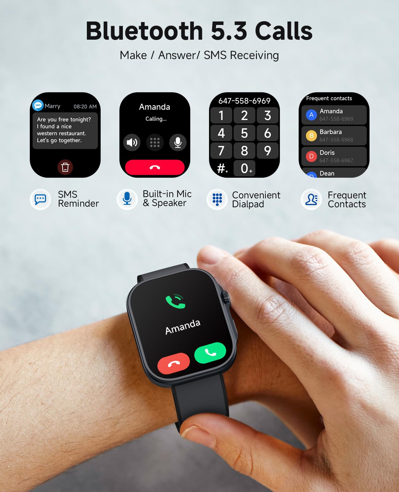 Foto 6 pulgar | Monitor De Presión Arterial Smartwatch Souyie Gtx13 Ppg, 3 Atm, Agua - Venta Internacional.