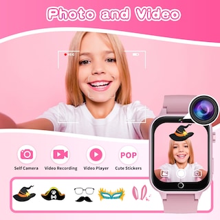 Foto 5 | Reloj Smartwatch Cosjoype Rosa Infantil-Venta Internacional