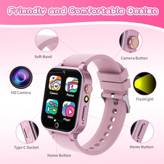 Foto 7 | Reloj Smartwatch Cosjoype Rosa Infantil-Venta Internacional