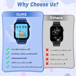Foto 6 | Reloj Smartwatch Phyulls Azul Infantil-Venta Internacional