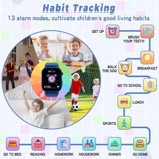 Foto 7 | Reloj Smartwatch Phyulls Azul Infantil-Venta Internacional