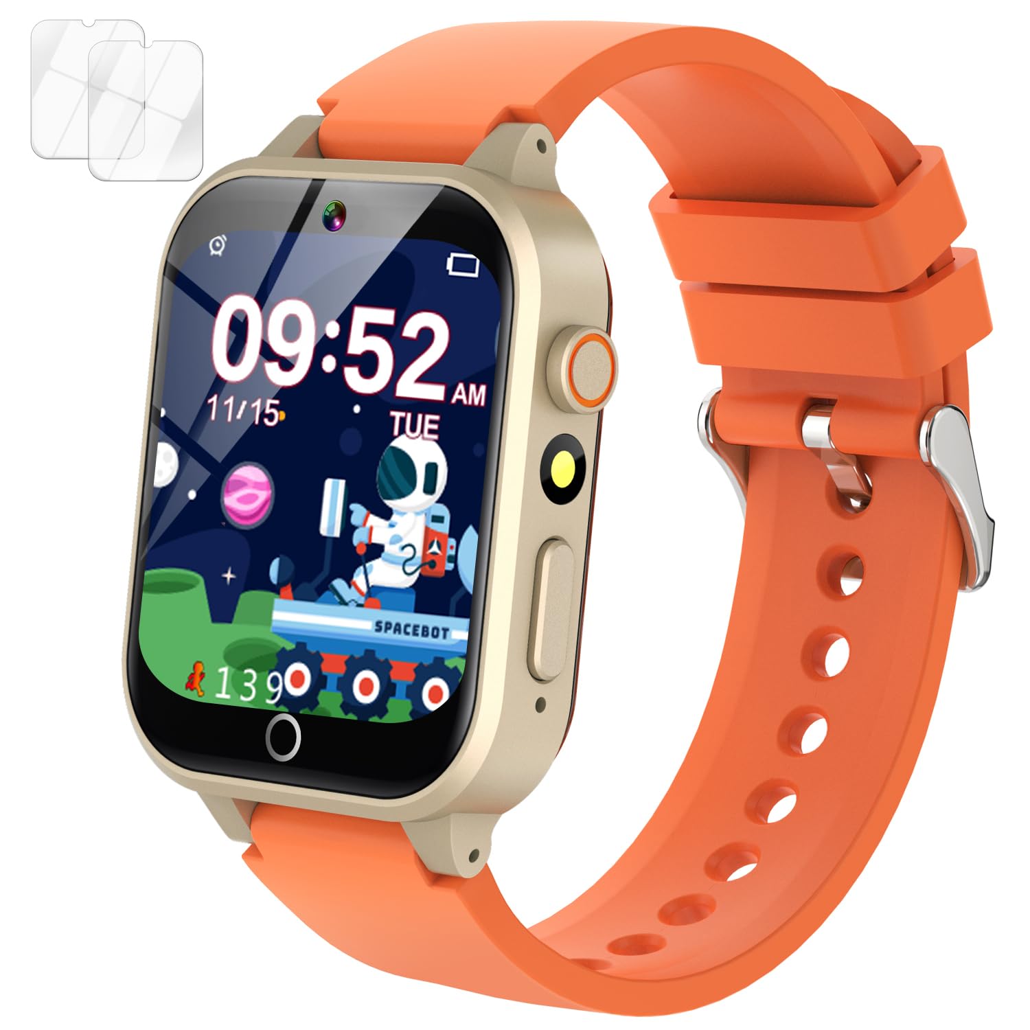 Foto 2 pulgar | Reloj Smartwatch Vakzovy Anaranjado Infantil-Venta Internacional