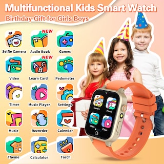 Foto 2 | Reloj Smartwatch Vakzovy Anaranjado Infantil-Venta Internacional