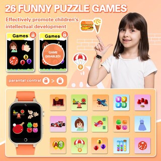 Foto 4 | Reloj Smartwatch Vakzovy Anaranjado Infantil-Venta Internacional
