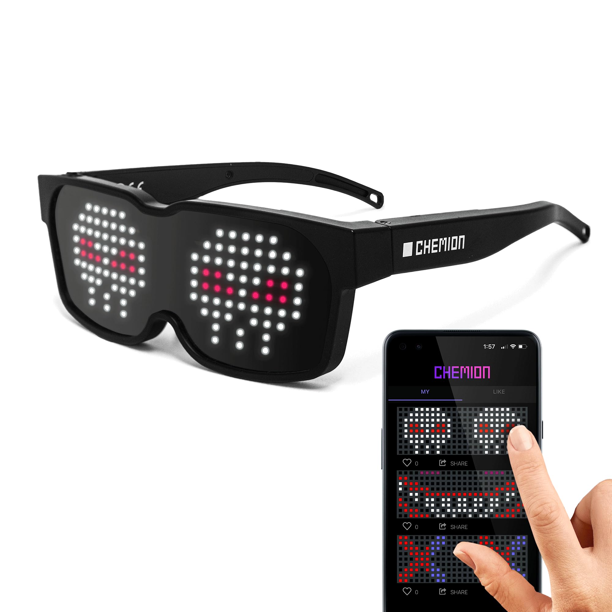 Foto 2 pulgar | Gafas Led Chemion 2024 Ver. Para Adultos Con Bluetooth (color) - Venta Internacional.