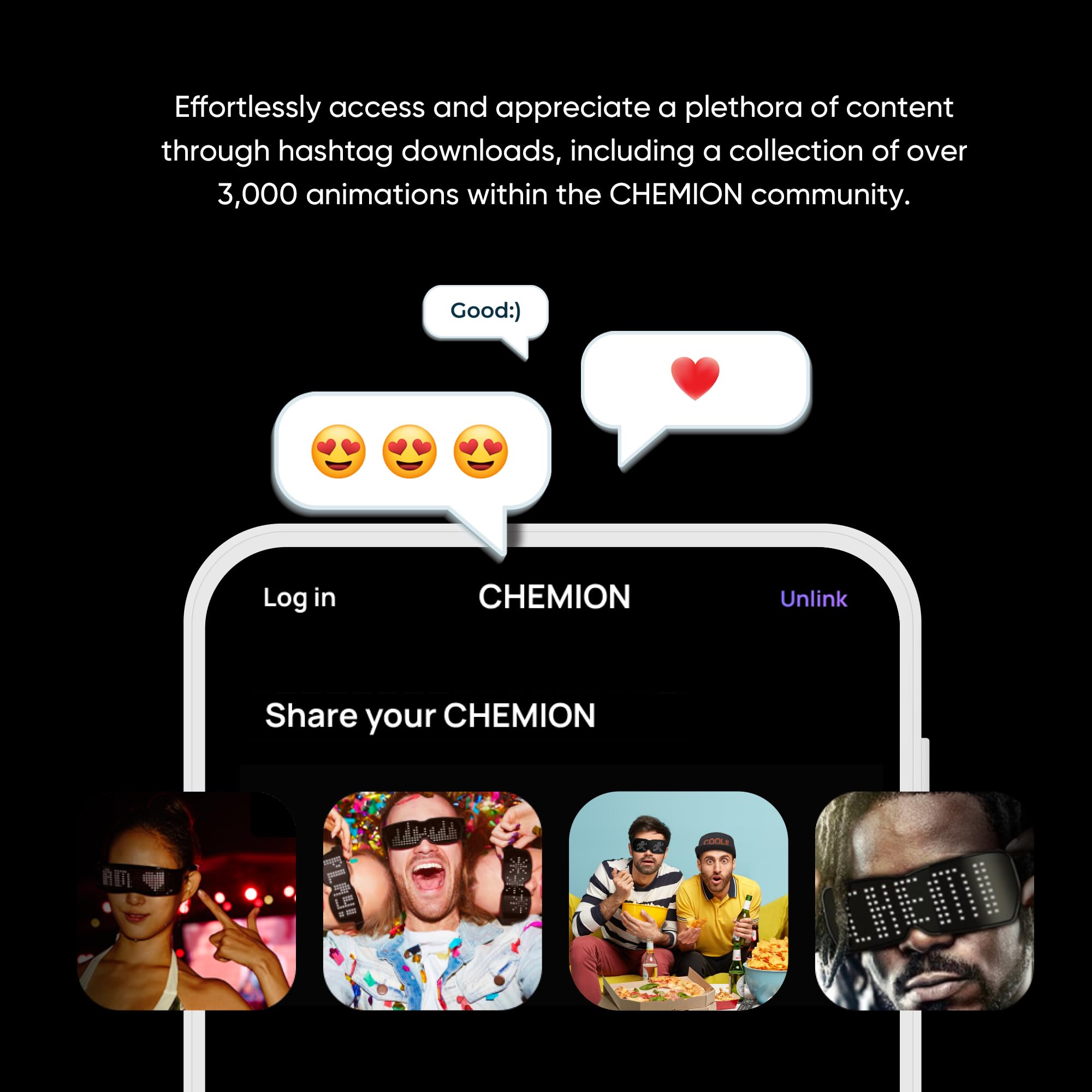 Foto 7 pulgar | Gafas Led Chemion 2024 Ver. Para Adultos Con Bluetooth (color) - Venta Internacional.