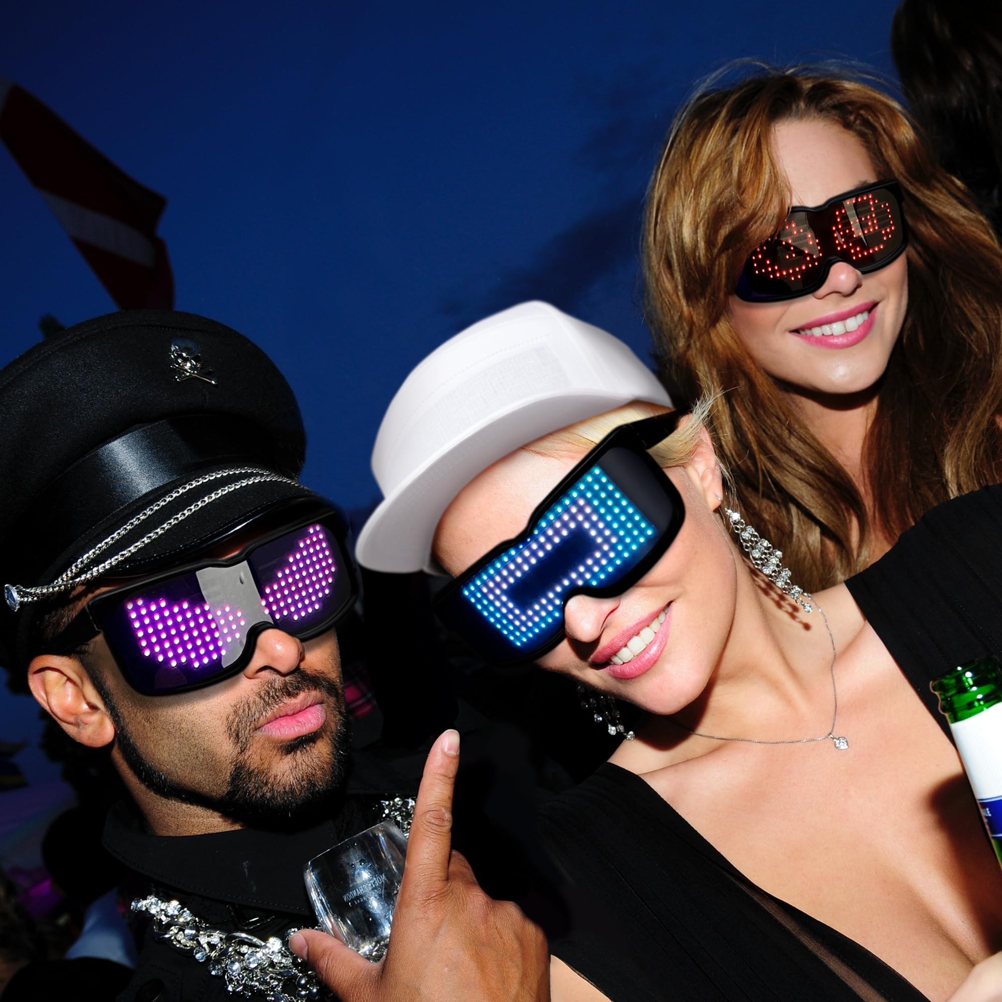 Foto 8 pulgar | Gafas Led Chemion 2024 Ver. Para Adultos Con Bluetooth (color) - Venta Internacional.