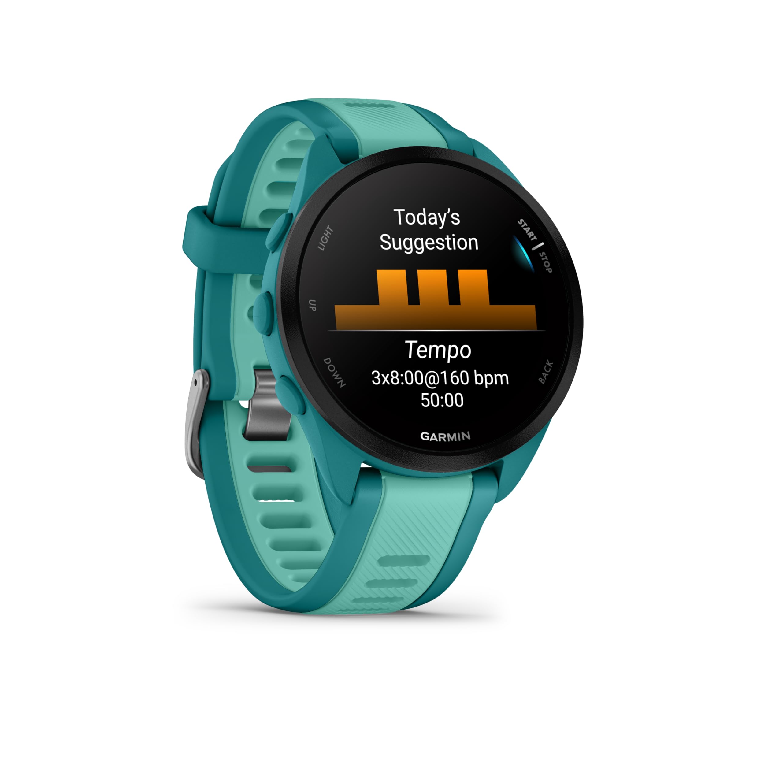 Foto 4 pulgar | Reloj Inteligente Garmin Forerunner 165 Music Con Gps Running, Color Turquesa - Venta Internacional.