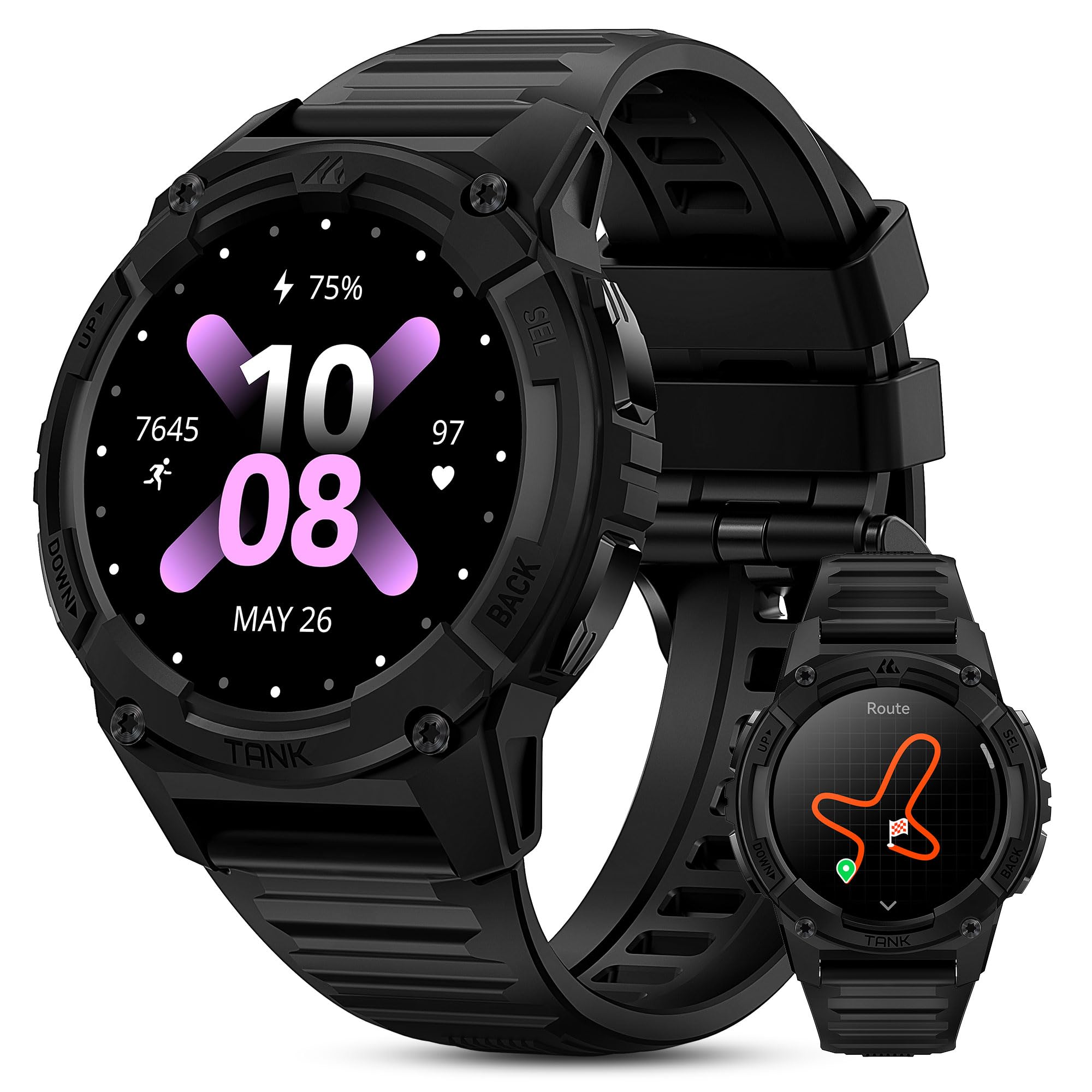 Reloj Inteligente Kospet Tank S2 Gps 5atm Impermeable Para Hombres Y Mujeres - Venta Internacional.