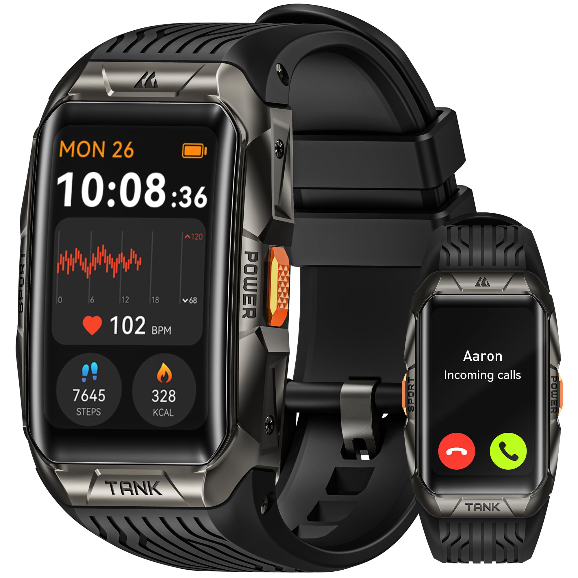 Foto 2 pulgar | Reloj Smartwatch Kospet Tank X2 Negro-Venta Internacional