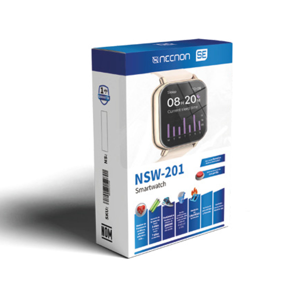 Foto 3 pulgar | Smartwatch Touch Ip67 Bt Bocina Y Notificaciones