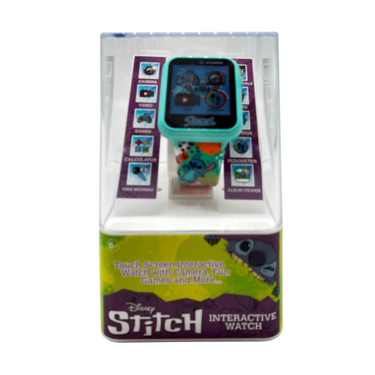 Foto 5 pulgar | Reloj Inteligente Accutime Disney Lilo And Stitch Para Niños - Venta Internacional.